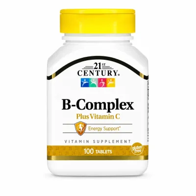 21st Century B Complex plus Vitamin C - 100 tabs