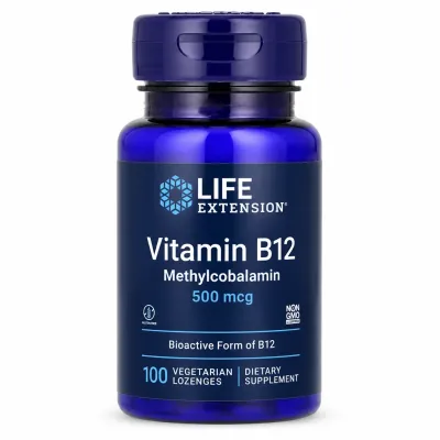 Life Extension Vitamin B12 Methylcobalamin 500 mcg, 100 капс