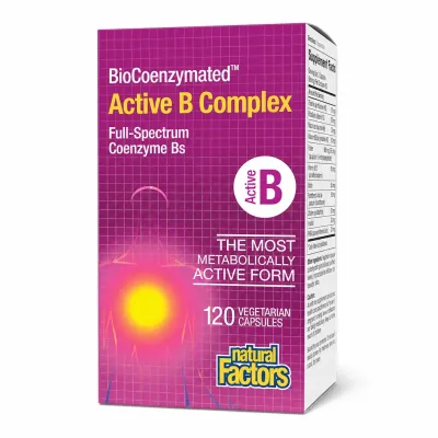 Natural Factors BioCoenzymated Active B Complex - 120 caps