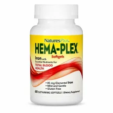 Nature's Plus HEMA-PLEX SOFTGEL 60