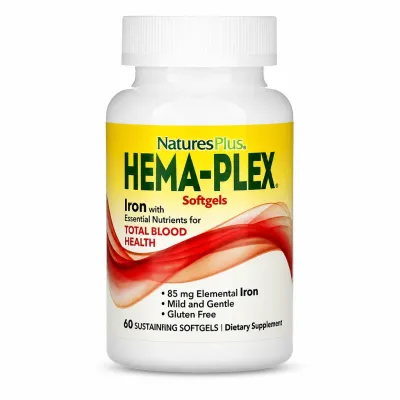 Nature's Plus HEMA-PLEX SOFTGEL 60