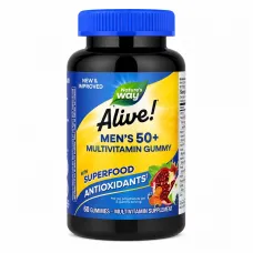 Nature's Way Alive! Men's 50+ Gummy Vitamins 60 Gummies