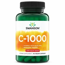 Swanson  Vitamin C with Rose Hips 1000 mg 90 Caps