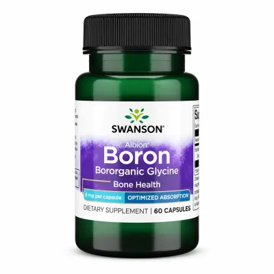 Swanson Albion Boron Bororganic Glycine 6 mg 60 Caps
