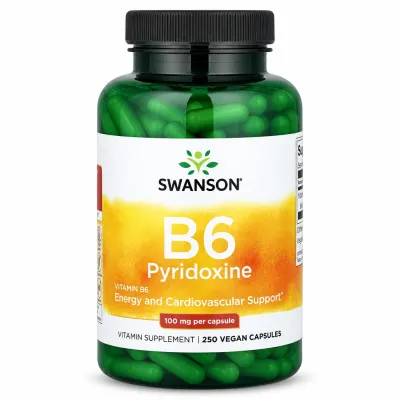 SWANSON B6 100 mg 250 caps