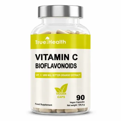 True Health Vitamin C 1000mg Bioflavonoids - 90 vegan caps